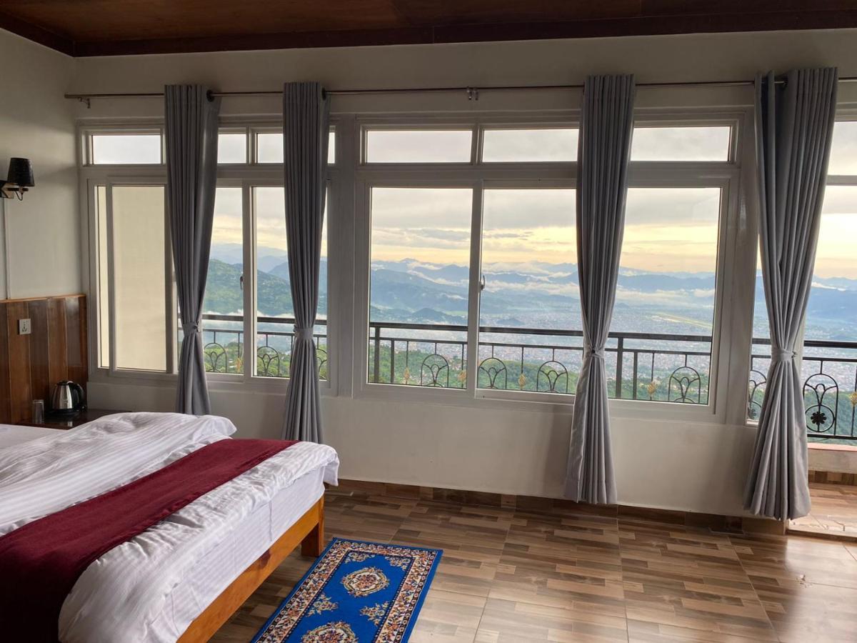 Panoramic View Guest House Sarangkot Pokhara Bagian luar foto