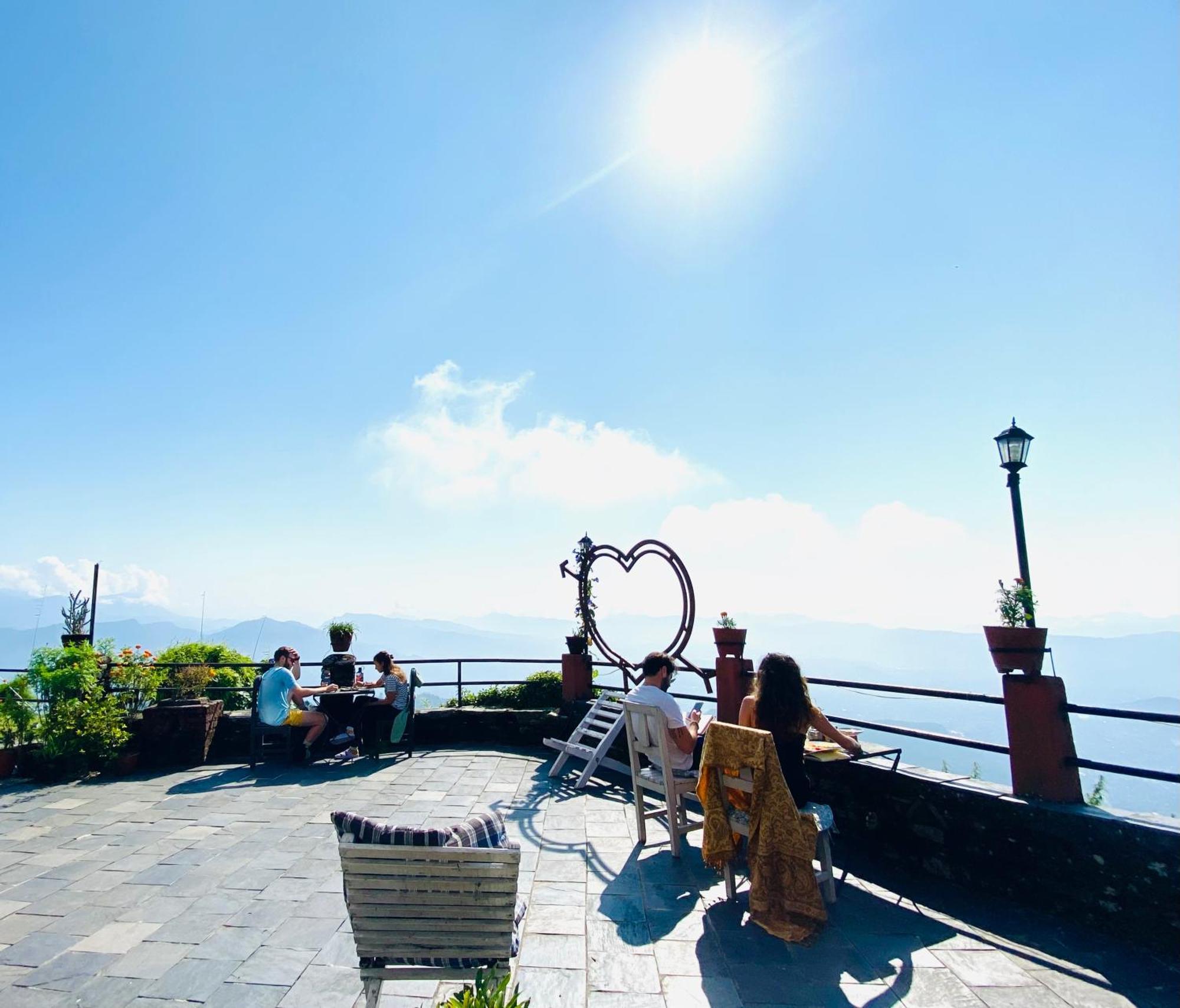 Panoramic View Guest House Sarangkot Pokhara Bagian luar foto