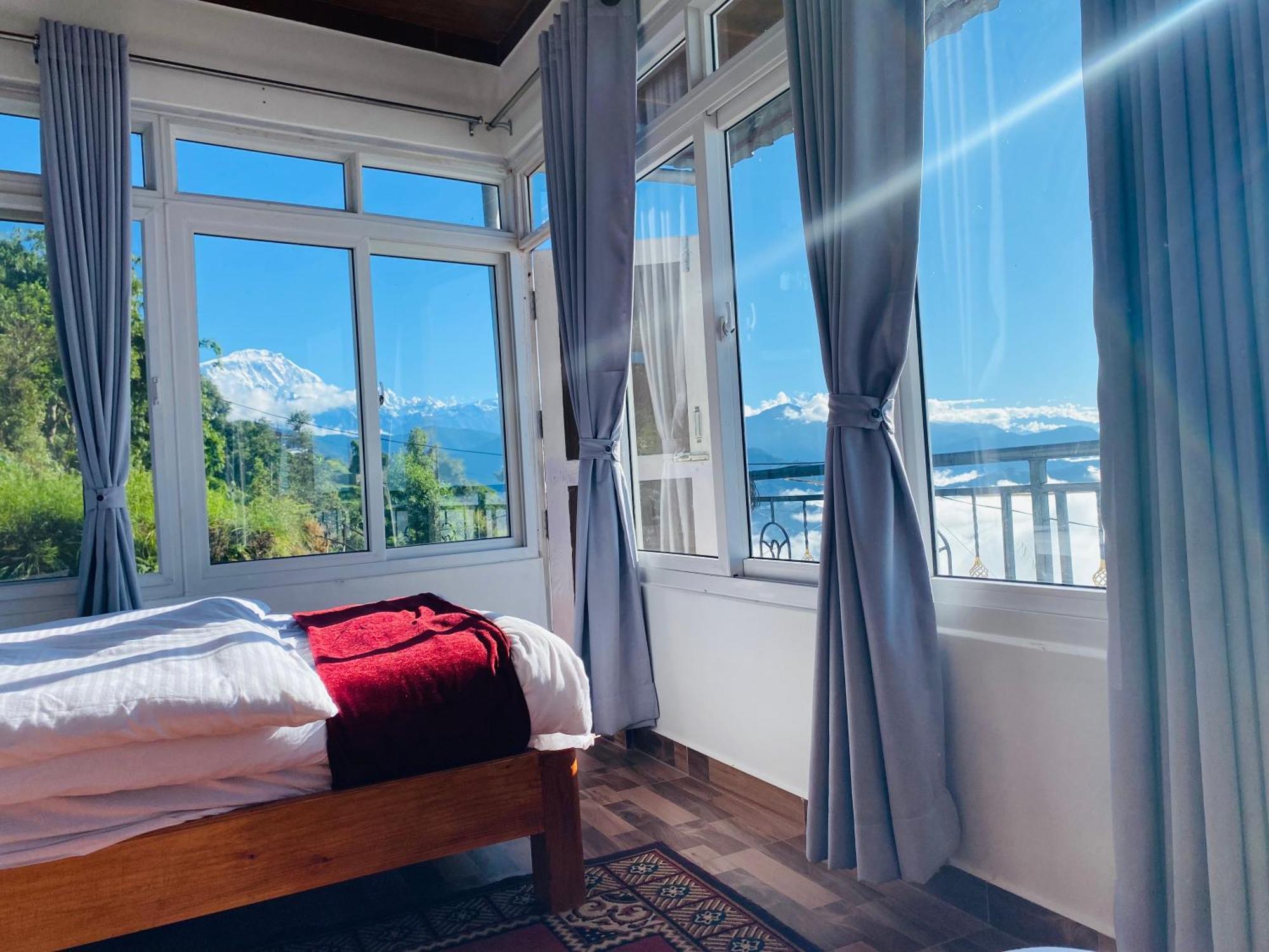 Panoramic View Guest House Sarangkot Pokhara Bagian luar foto