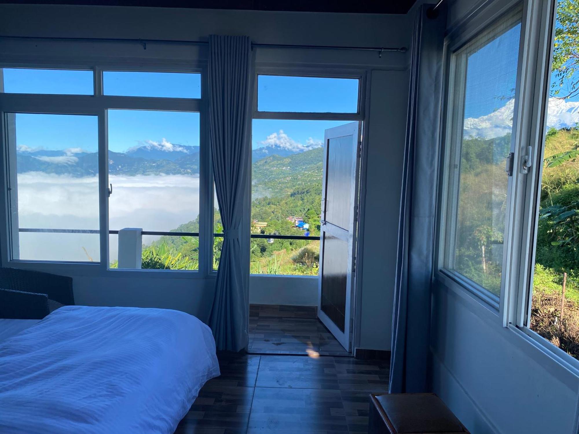 Panoramic View Guest House Sarangkot Pokhara Bagian luar foto